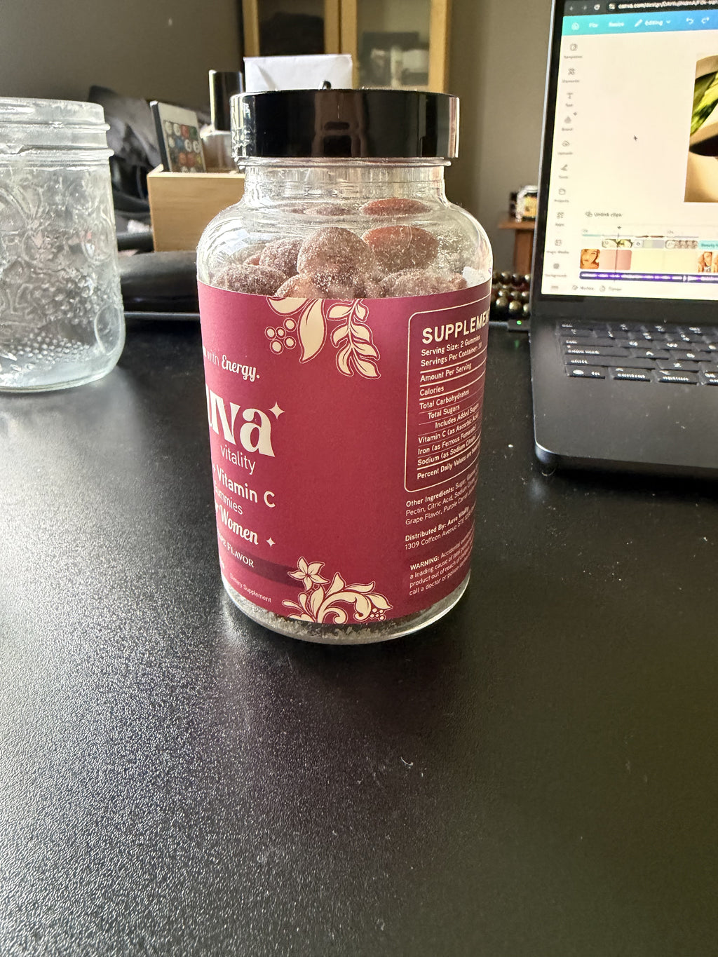 Iron + Vitamin C Gummies for Women — Grape Flavor