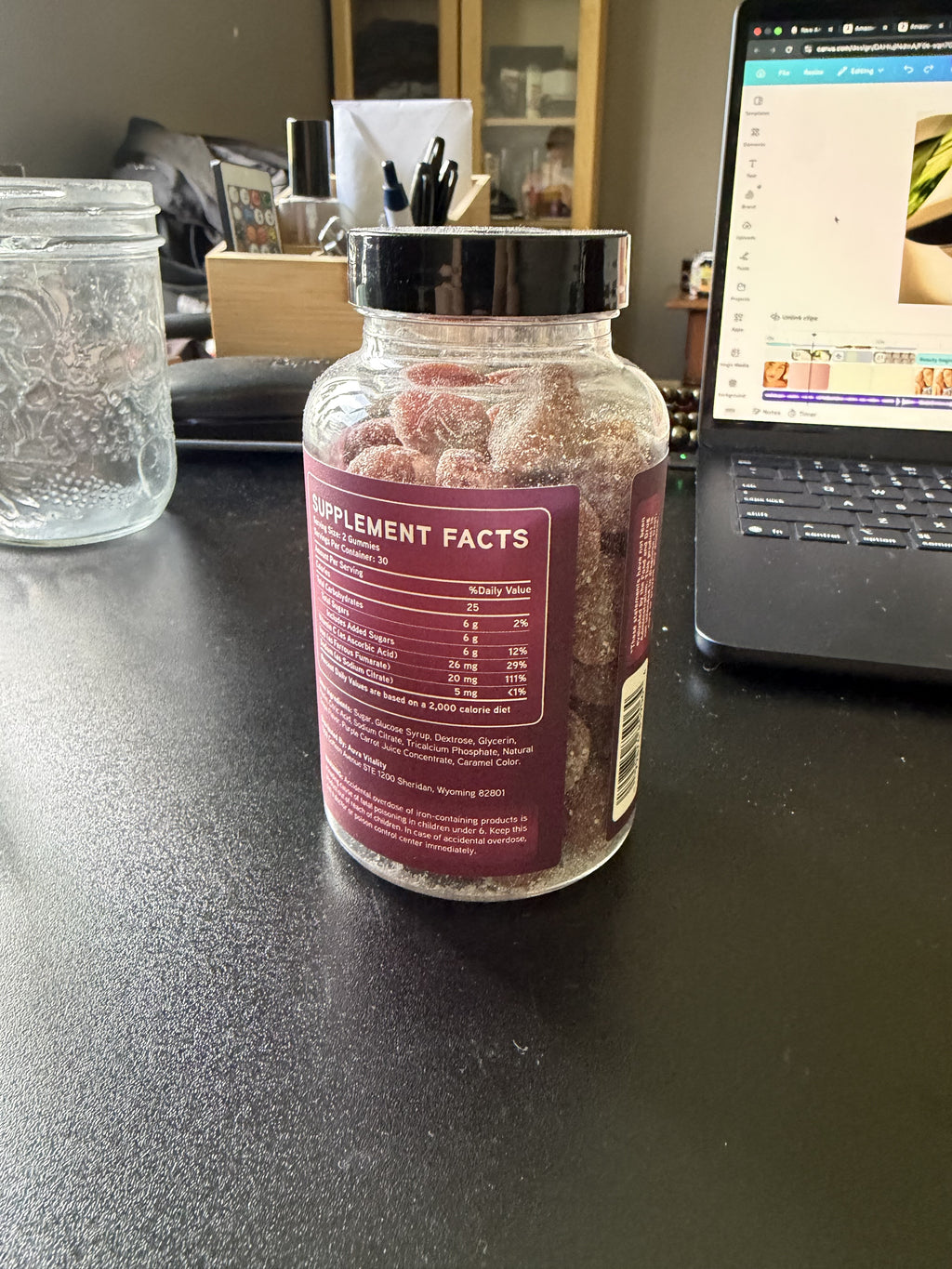 Iron + Vitamin C Gummies for Women — Grape Flavor