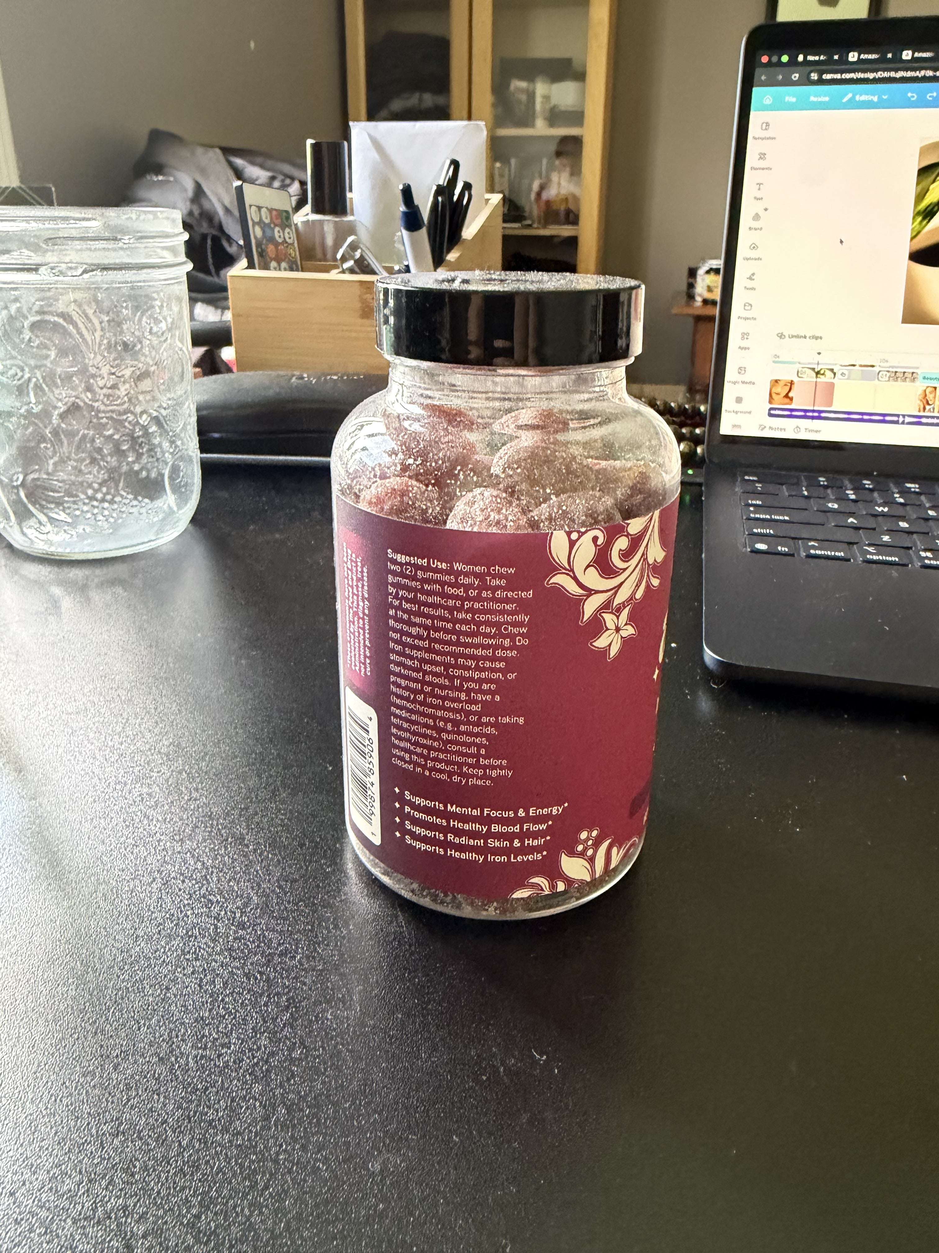 Iron + Vitamin C Gummies for Women — Grape Flavor
