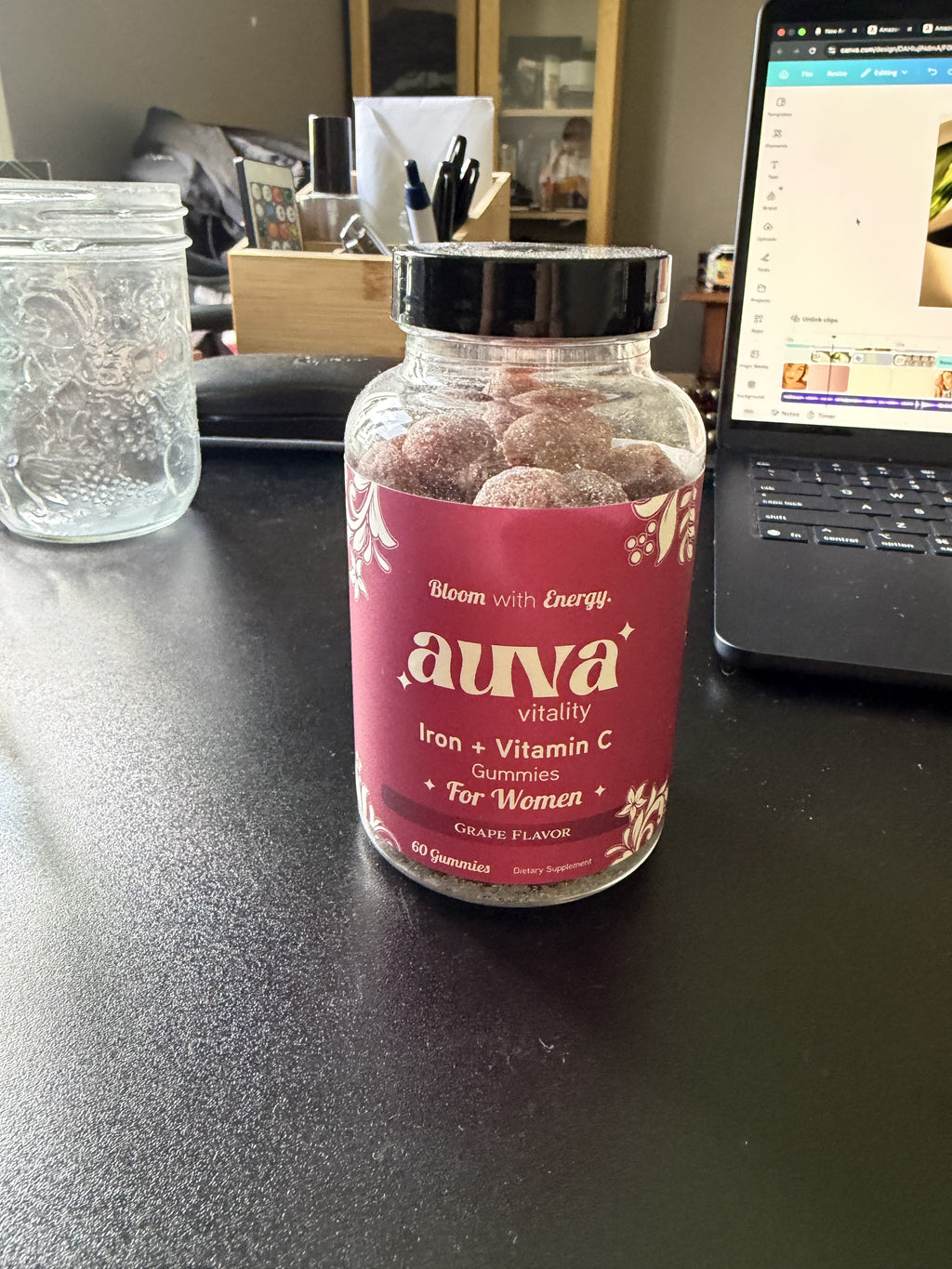 Iron + Vitamin C Gummies for Women — Grape Flavor