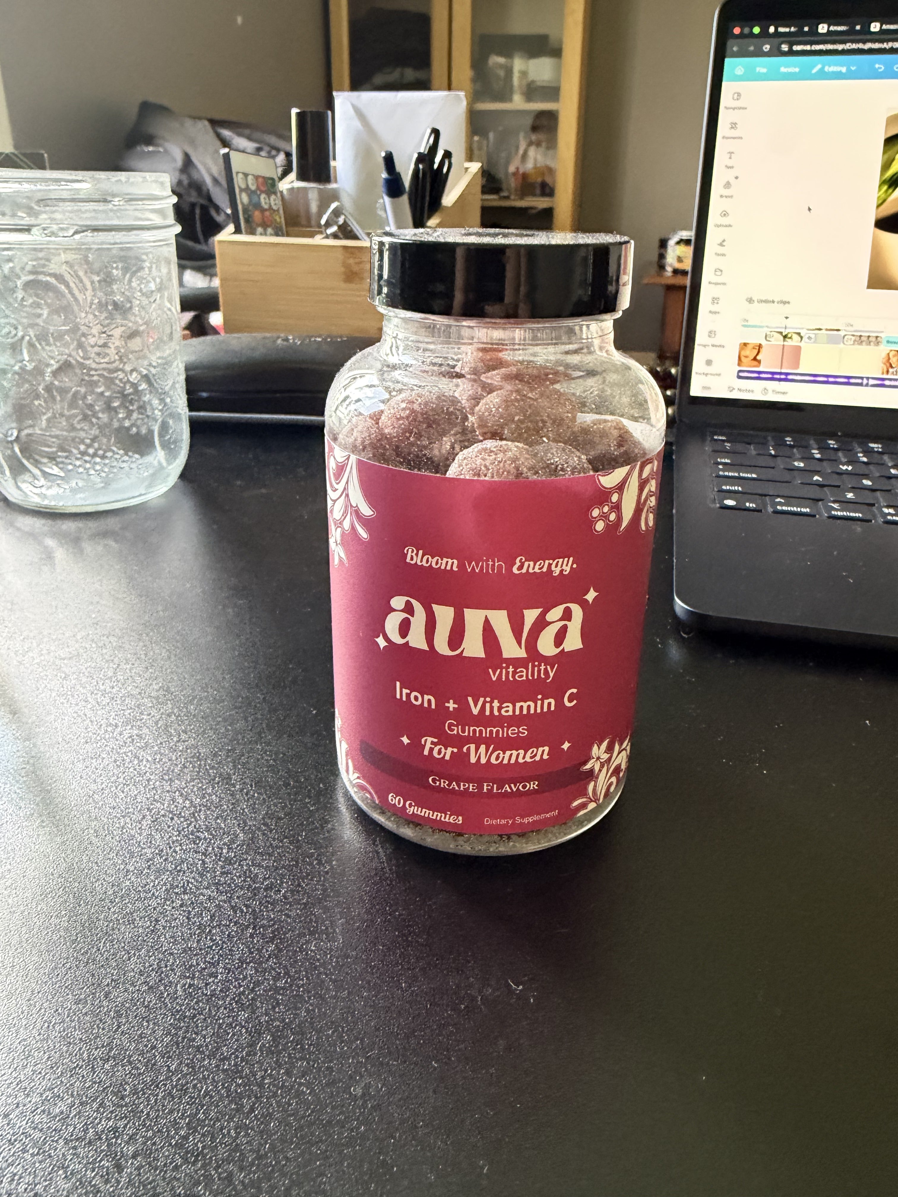 Iron + Vitamin C Gummies for Women — Grape Flavor